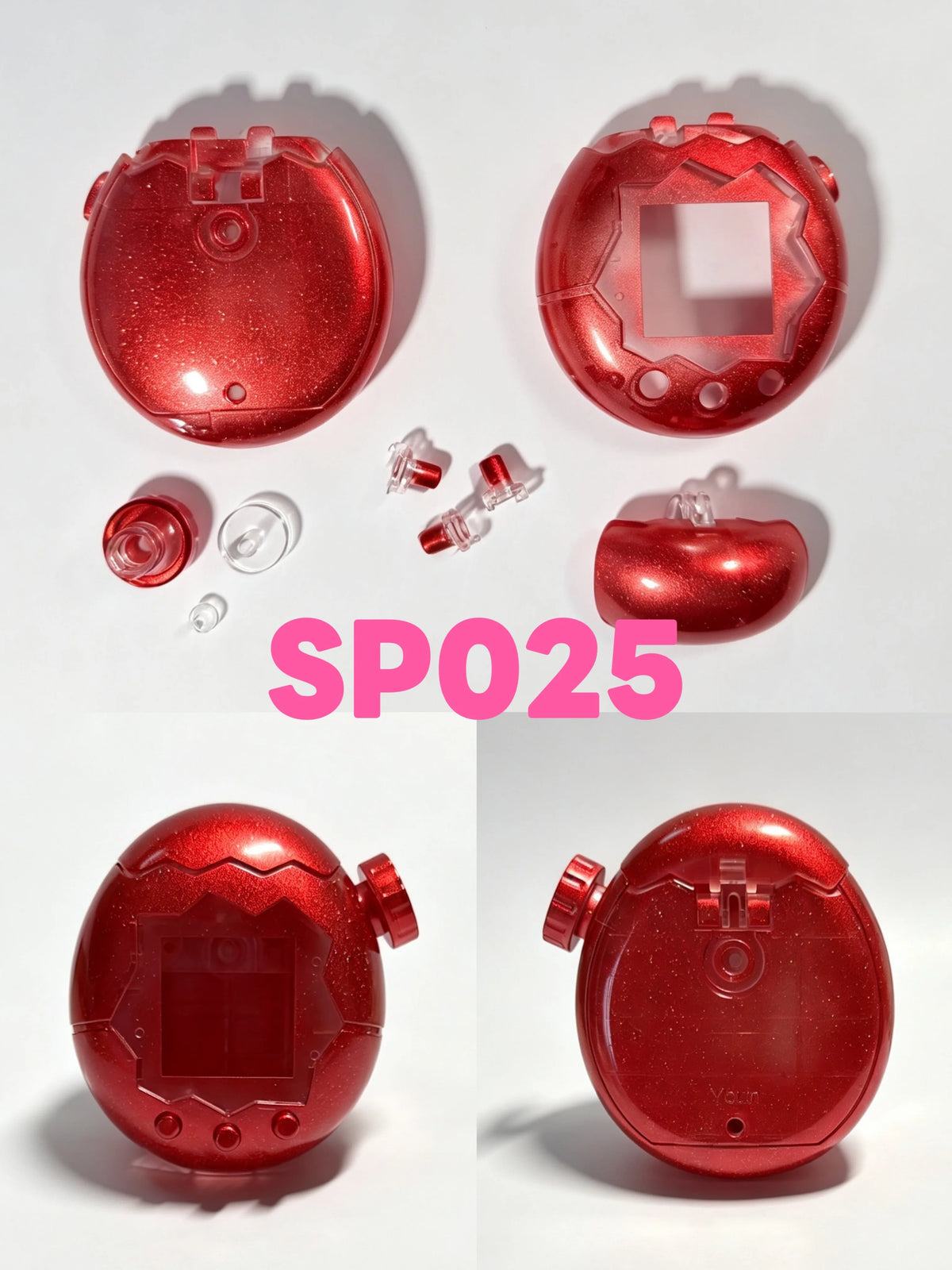 Tamagotchi Paradise Replacement Shell Spray Painted Transparent Protective Case For Electronic Virtual Pet Device