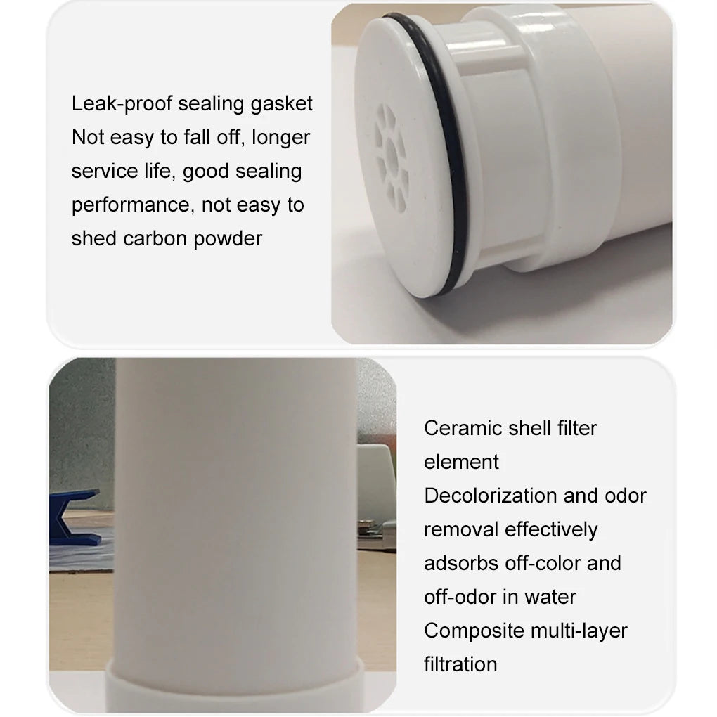 4 Pcs Replacement Ceramic Faucet Tap Water Filter Purfier Cartridge Durable Gift for Home Kitchen Housheold Easy to Use