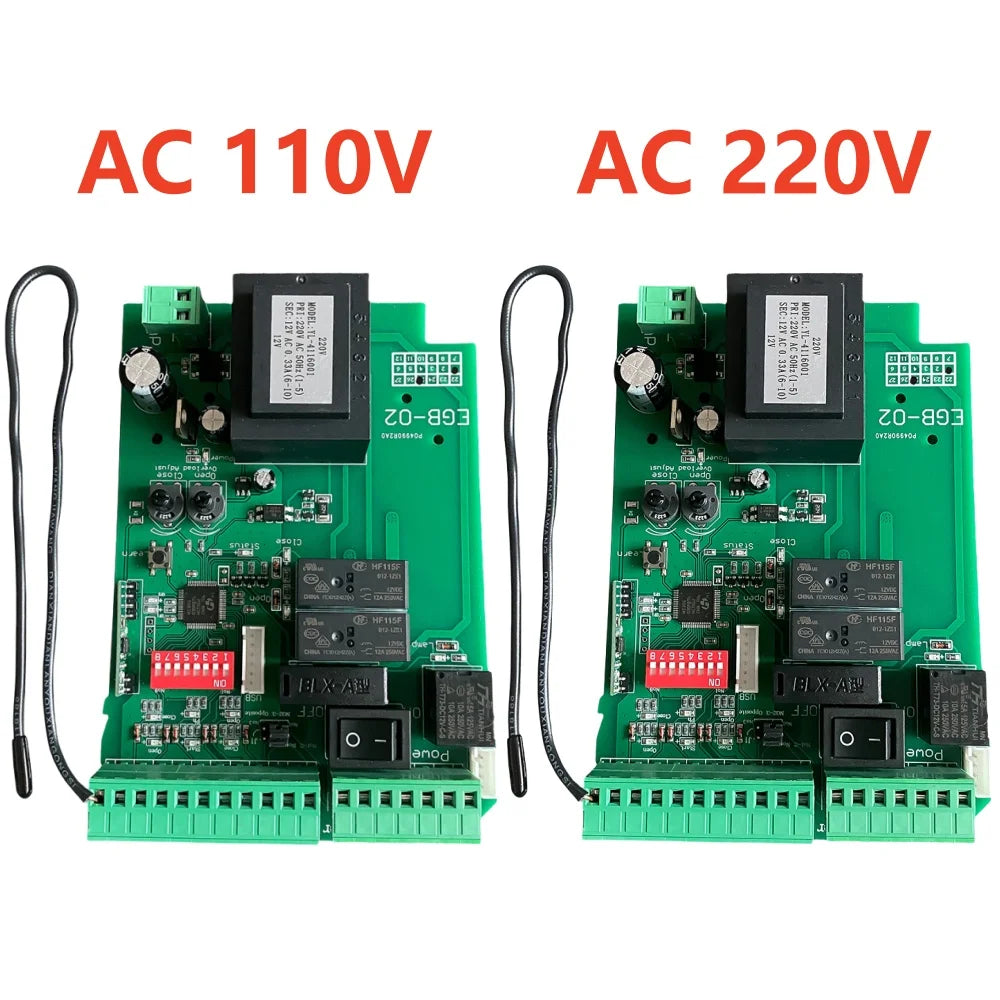 Universal AC110/220V Electric Sliding Gate Opener Control Board Automatic Sliding Gate Door Motor Engine Controller PCB Panel