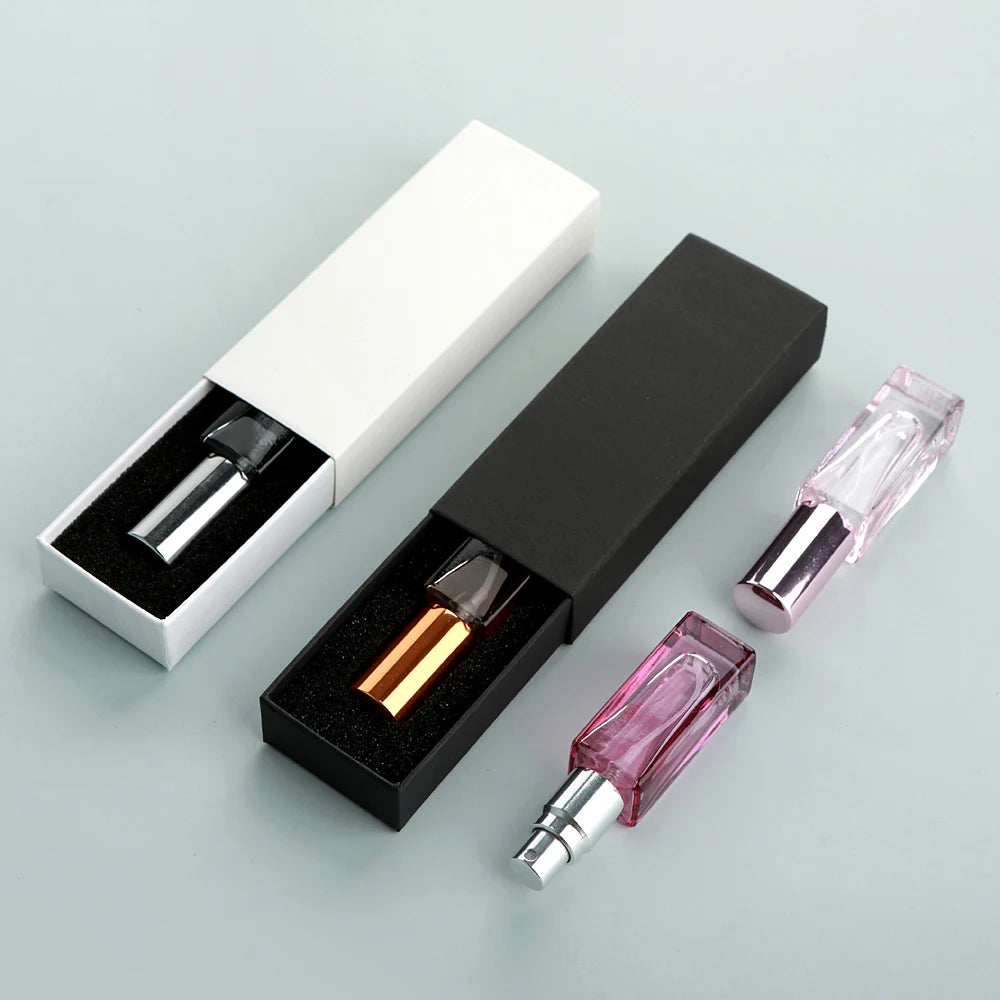 20PCS 5ml Perfume Spray Bottle Empty Glass Atomizer Travel Cosmetic Bottle Sample Vials Refillable with Box