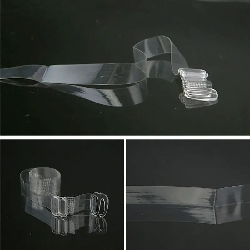 Superfine Clear Invisible Bra Straps Lady Sling Detachable Adjustable Shoulder Strap Seamless Elastic Belt Underwear Accessories