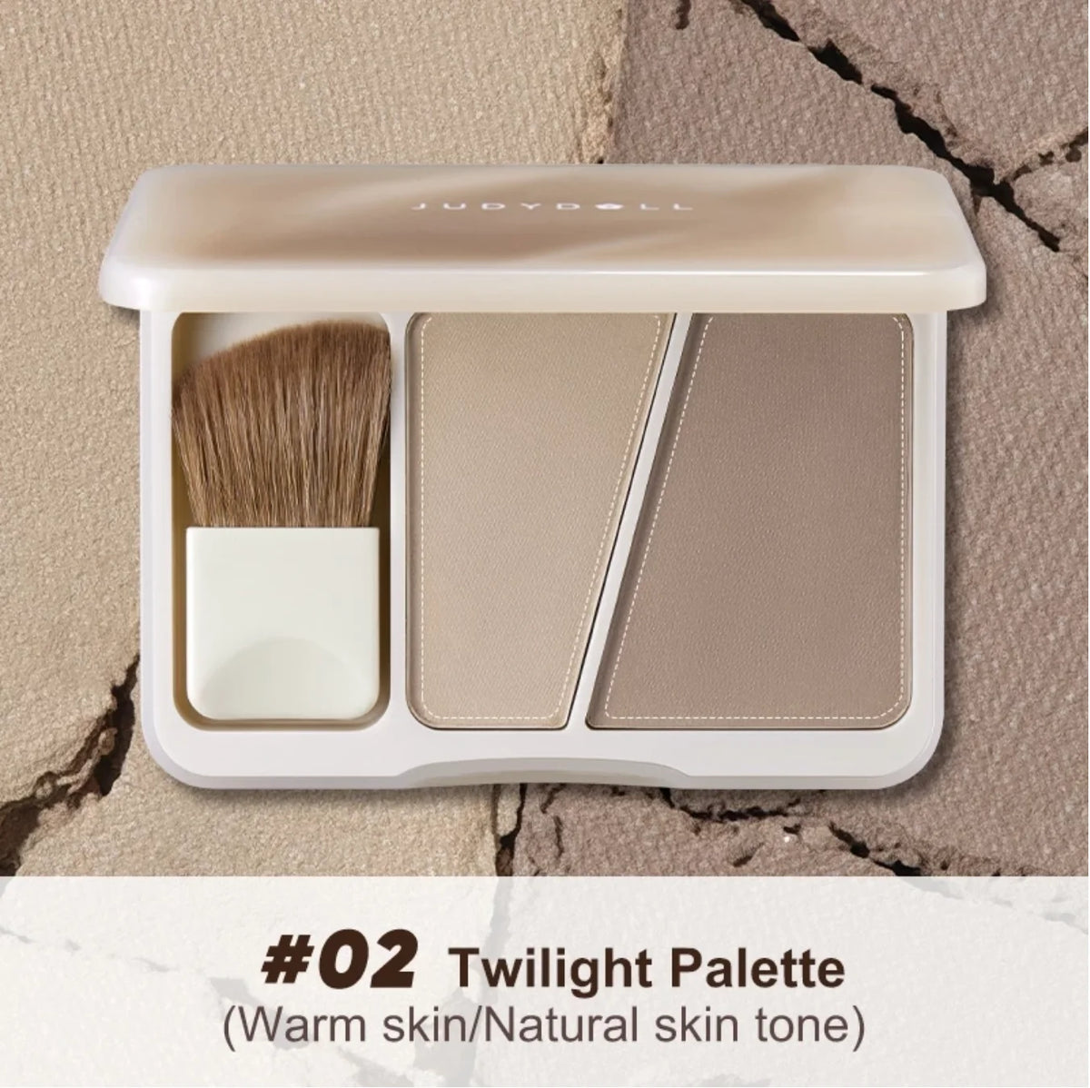 Judydoll Dual-Tone Contour Clay Natural Nose Shadow Foundation Warm Skin Cool Skin Face Makeup Cosmetics