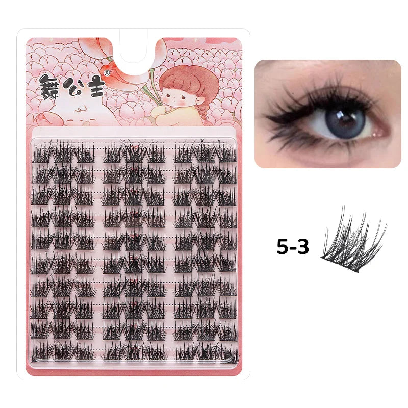 10 Rows Individual Lashes DIY at Home Lash Extension Cluster Wholesale Natural Makeup Eyelashes