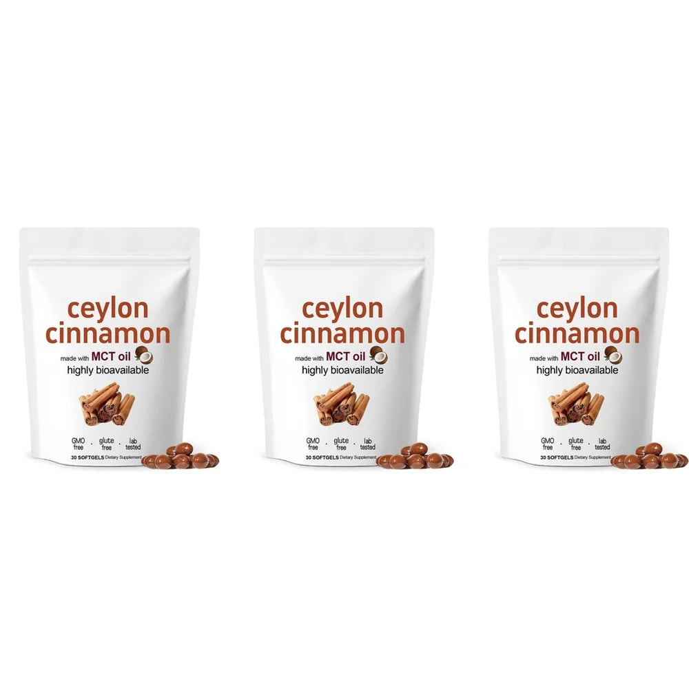 Ceylon Cinnamon Extract Softgels Supports Glucose Metabolism and Cardiovascular Wellness 30 Softgels