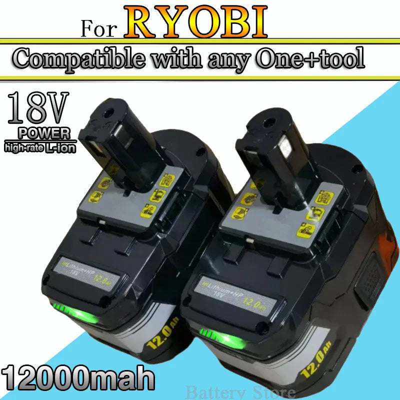 For RYOBI 18V 12.0Ah-15C lithium-ion high-performance battery suitable for all series power tools P107 P108 P109