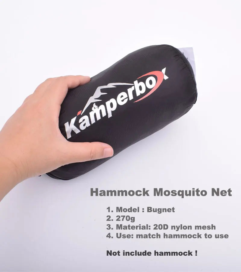 Kamperbox Hammock Mosquito Net Camping Bugnet Outdoor Camping Equipment Mesh Mosquito