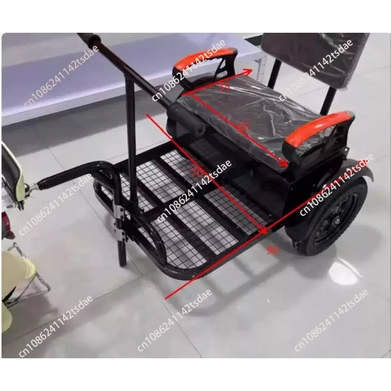 Bicycle Electric Motorcycle Trailer  Rear  Outdoor Pet Small Trailer