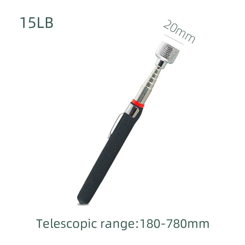 Flexible Magnetic Pickup Tool Extendable Magnetic Handheld Stick with Non-Slip Handle Retrieval Tools for Pick-up Screws Nuts
