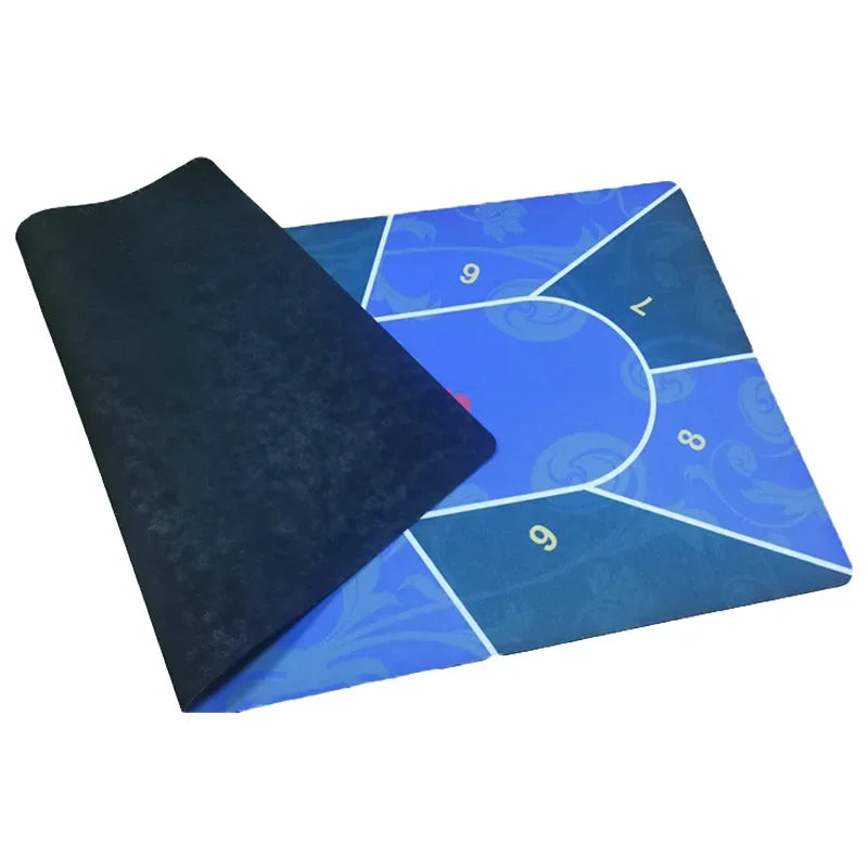 1.2*0.6m Hold'Em Texas Poker Mat Black Jack Baccarat Dice Durable Rubber Home Gaming Desk Pad