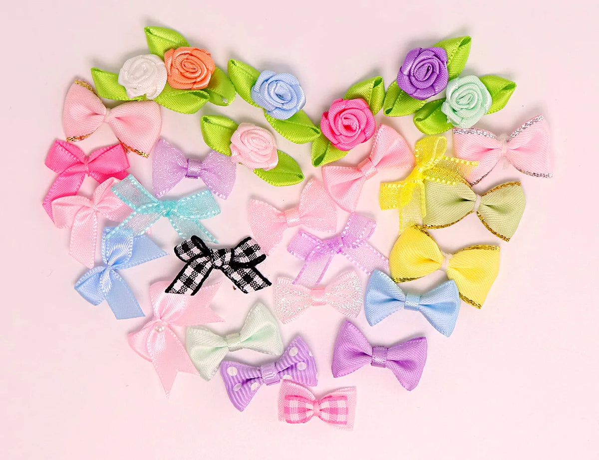10 Pcs Bow Accessories Minilpsshop Accessories Random Clothes Collars For Short Hair Cat and Collie (Excluding Toys) for LPS