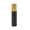 10/20/50pcs 10ml Matte Black Roll on Oil Glass Bottles with Gold Cap for Empty Perfume Refillable Roller Bottle Samples