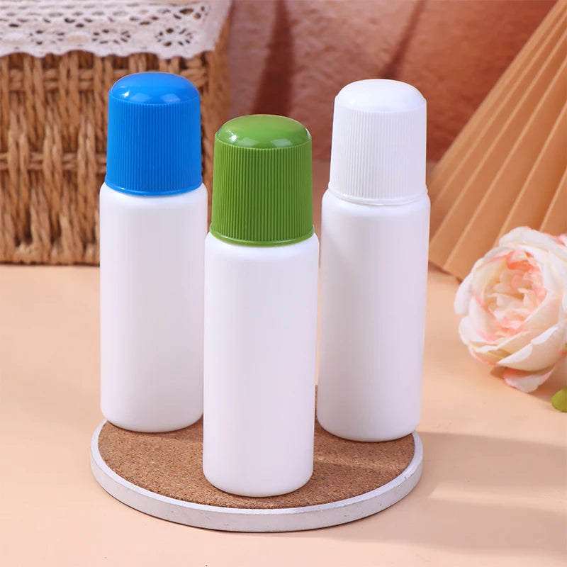 50ML Empty Smudge Bottle Liquid Applicator Sponge Head Soreness Liquid Bottle For Daub Filling Liniment Medicine