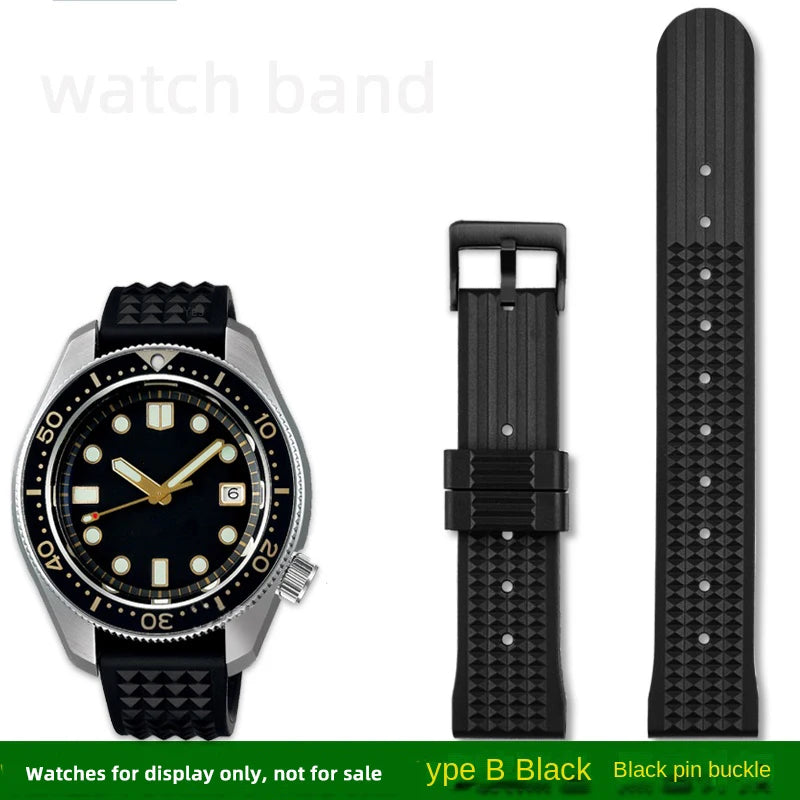 For Seiko PROSPEX series ancestor mm 1968 bracelet SLA017J1 SLA039J1 No.5 SKX007 high quality silicone rubber strap 20mm 22mm