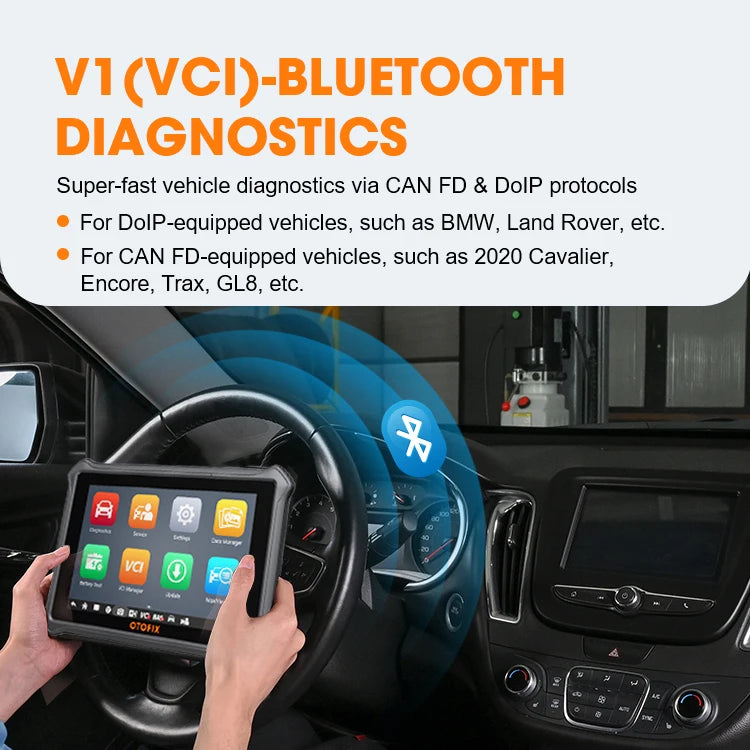 OTOFIX D1 Lite Automotive OBD2 Scanner 2 Year Update BiDirectional Control All System Diagnostic Scan Tool FCA SGW CAN FD & DoIP
