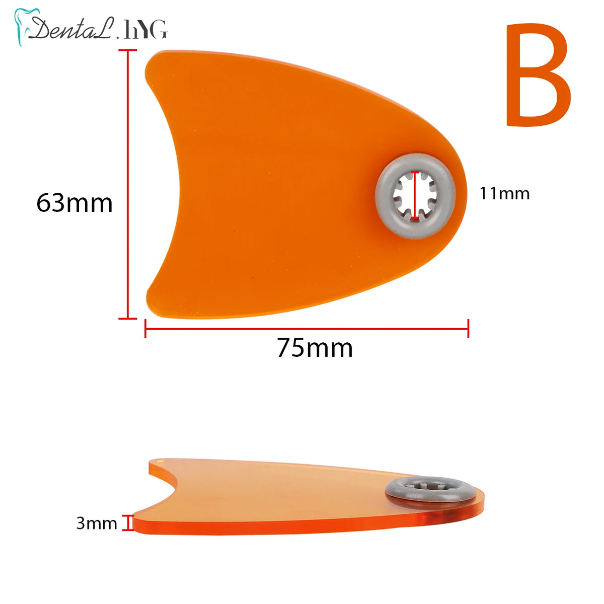 1pc Dental Curing Lamp Replacement Shield Plate Shade Board Light Hood