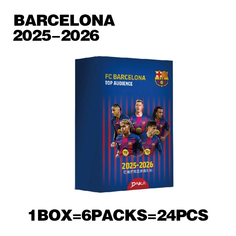 NEW 2025-2026 Daka Inter Milan Football Collection Card Real Madrid Barcelona Manchester Juventus Ale Star Player Signature Card