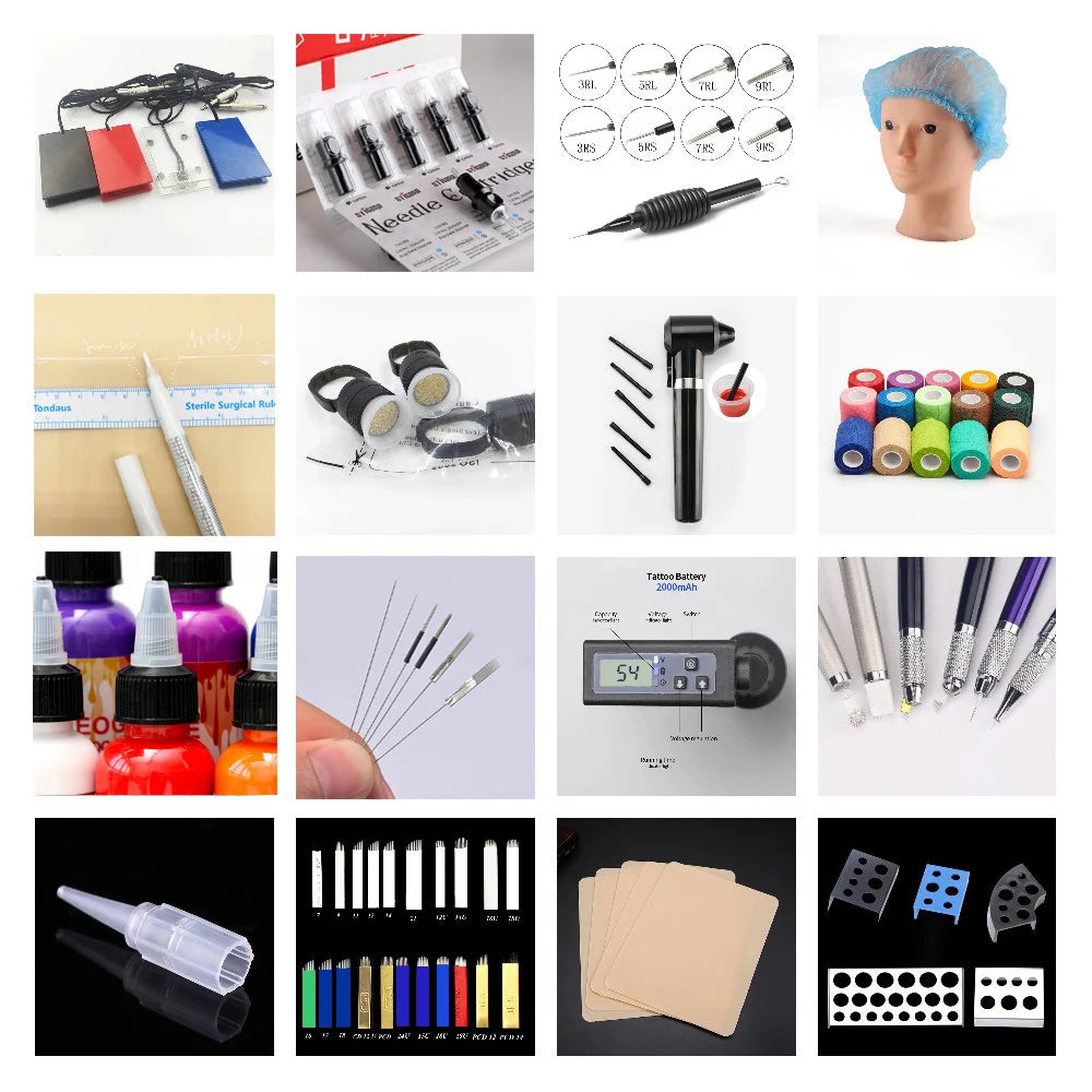 10pcs Microblading Cartridge Needle for Charmant Permanent Makeup Machine Micropigmentation Device 8mm Screw Eyebrow Tattoo Pen