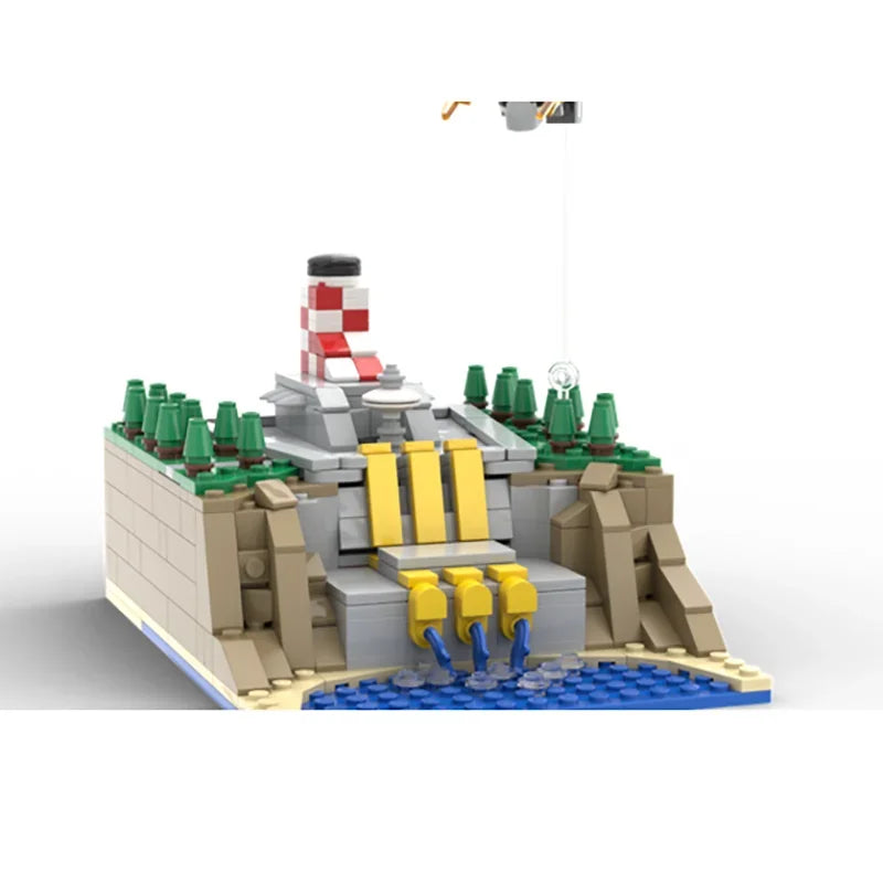 Creative Model Moc Building Bricks UFO Robot Microscale Model Technology  Blocks Construstion Suit Toy DIY Set Assembly Gifts