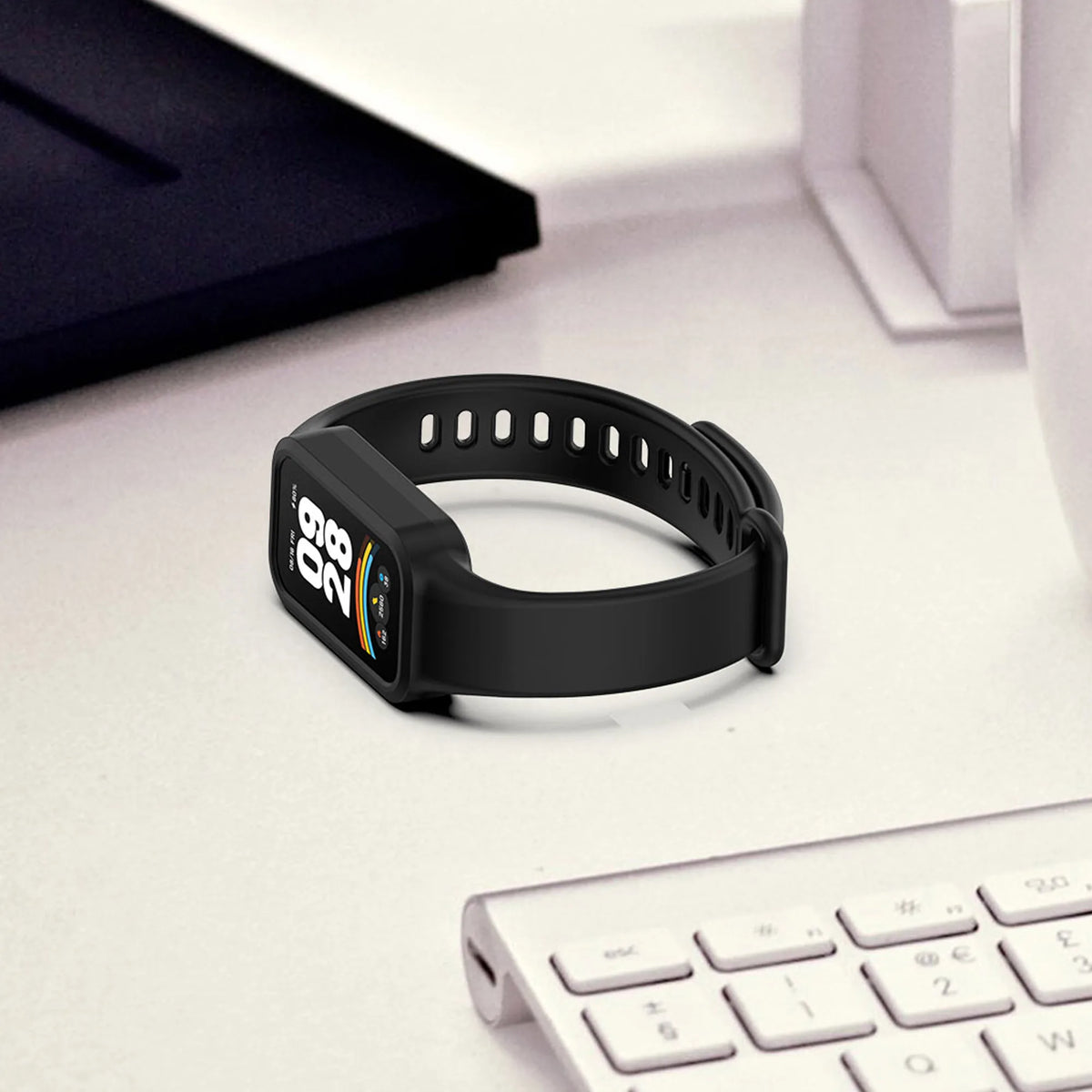 Silicone Case+strap+Film for Xiaomi Redmi watch 3 Accessories Rubber Bracelet pulseira correa for Xiaomi Mi band 9 active Band