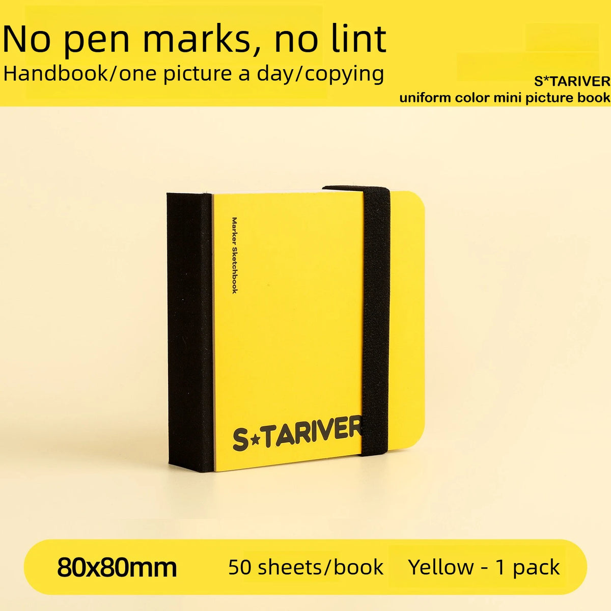 200g/㎡ Acrylic Marker Drawing Notebooks Paper No Bleed Art Paper Cotton Fiber Watercolor Paper for Office School Supplies