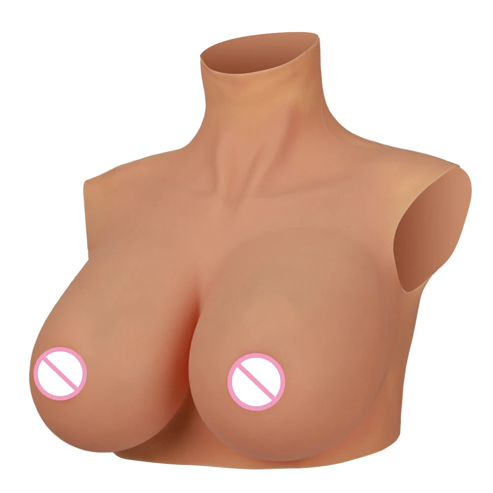 Crossdresser Silicone Fake women body Boobs Breast Forms  Lightweight version Thin version cosplay Drag queen Cross dressing