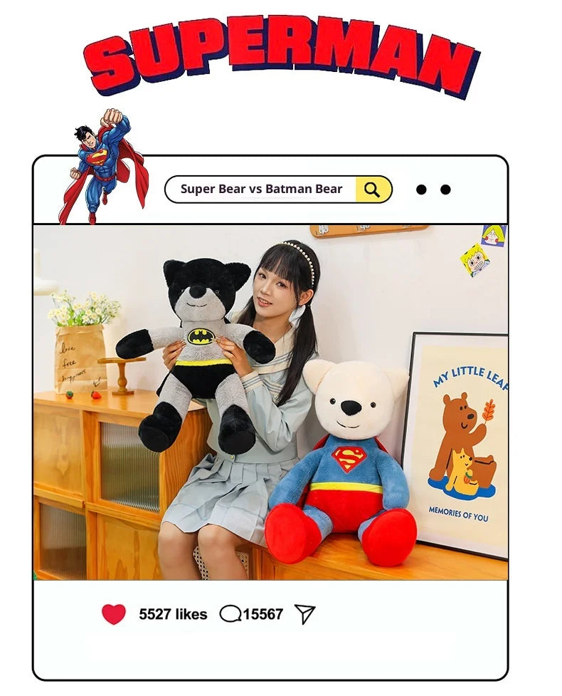 Teddy Bear Plush - Premium Short-Pile Plush with Bunny-Soft Texture, Collectible Stuffed Animal