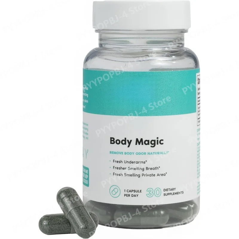 Chlorophyll Capsules with Parsley & Peppermint Leaf, Daily Freshness, Digestive Comfort & Wellness Support, Vegan 30 Count