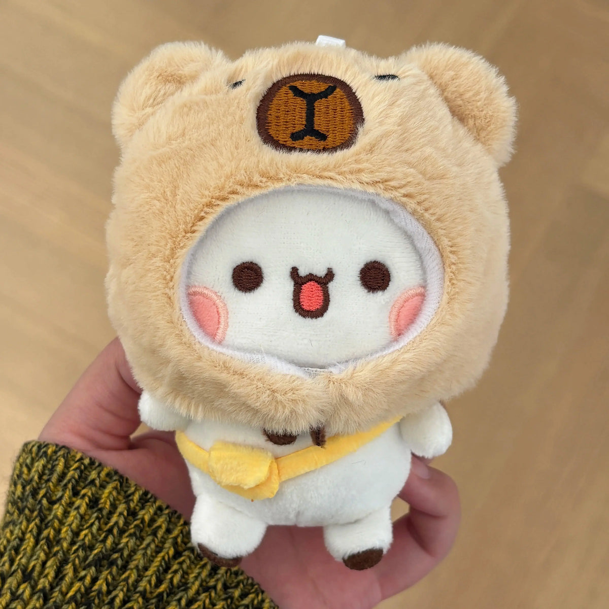 12cm Official Original Panda Bubu And Yier Outfit Change Plush Toy , Bubu And Dudu Plush Pendant Doll Gift