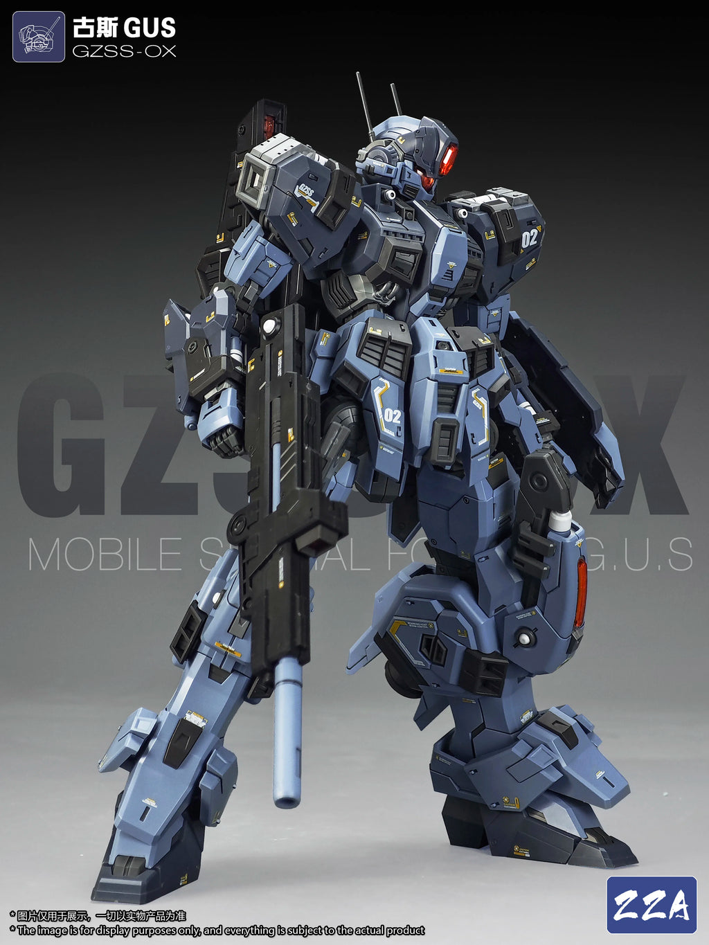 In Stock ZZA Model GUS GZSS-OX Assembling Movable Toys Model 1/100 Mecha MOBILE SPECIAL FORCES GUS ZZZA Model