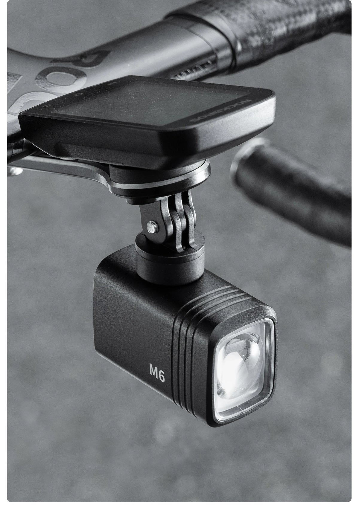 ROCKBROS 1000LM Bike Light Bicycle Front Light Type-C Headlight Smart Power Display Screen MTB Road Cycling Flash Highlight