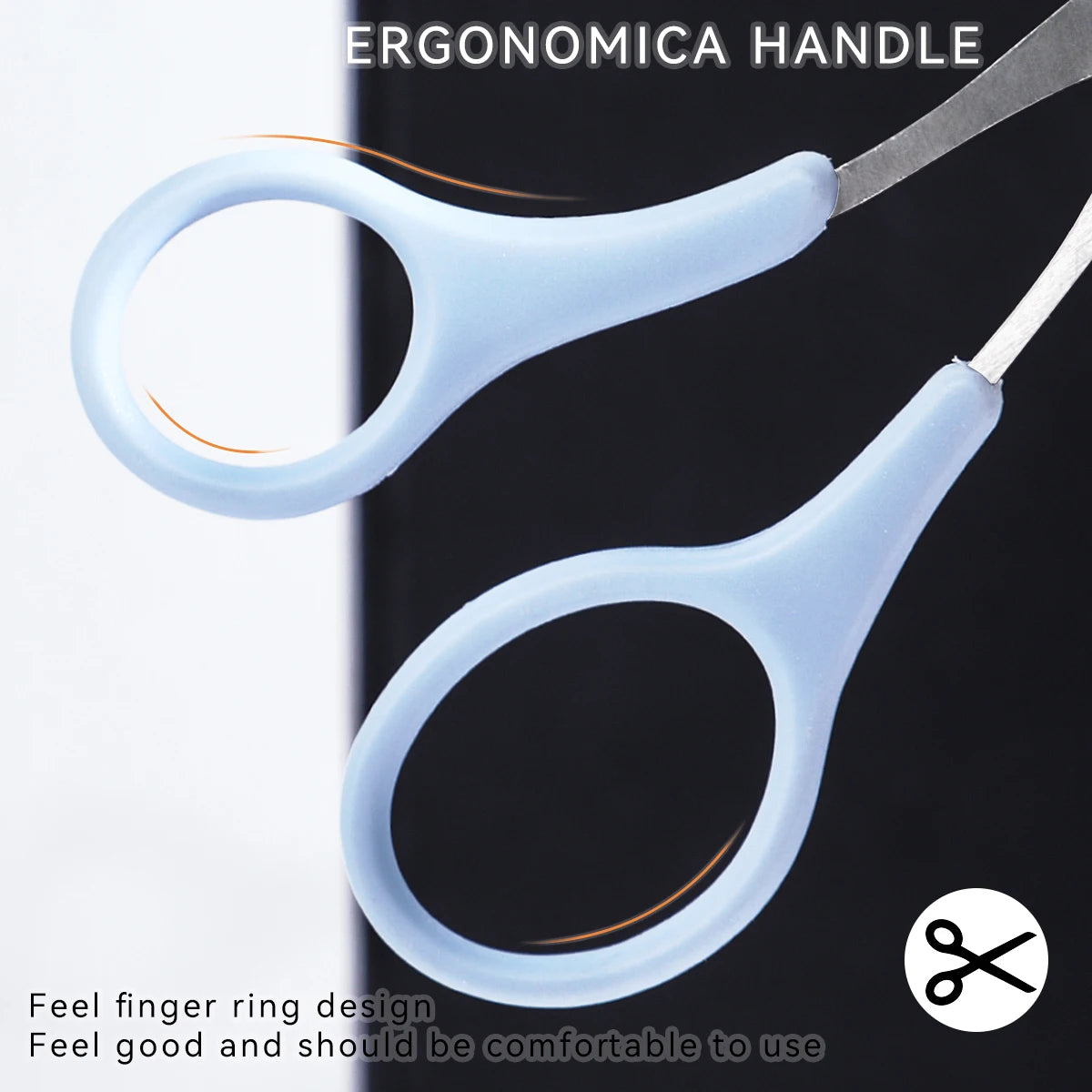 1PC Eyebrow Trimmer, Professional Eyebrow Trimmer with Comb Eyebrow Scissors, Suitable for Men and Women, Christmas Gift