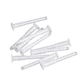 10 pcs Disposable Ear Impression Mixing Tip Silicone Mixing Tubing Tips