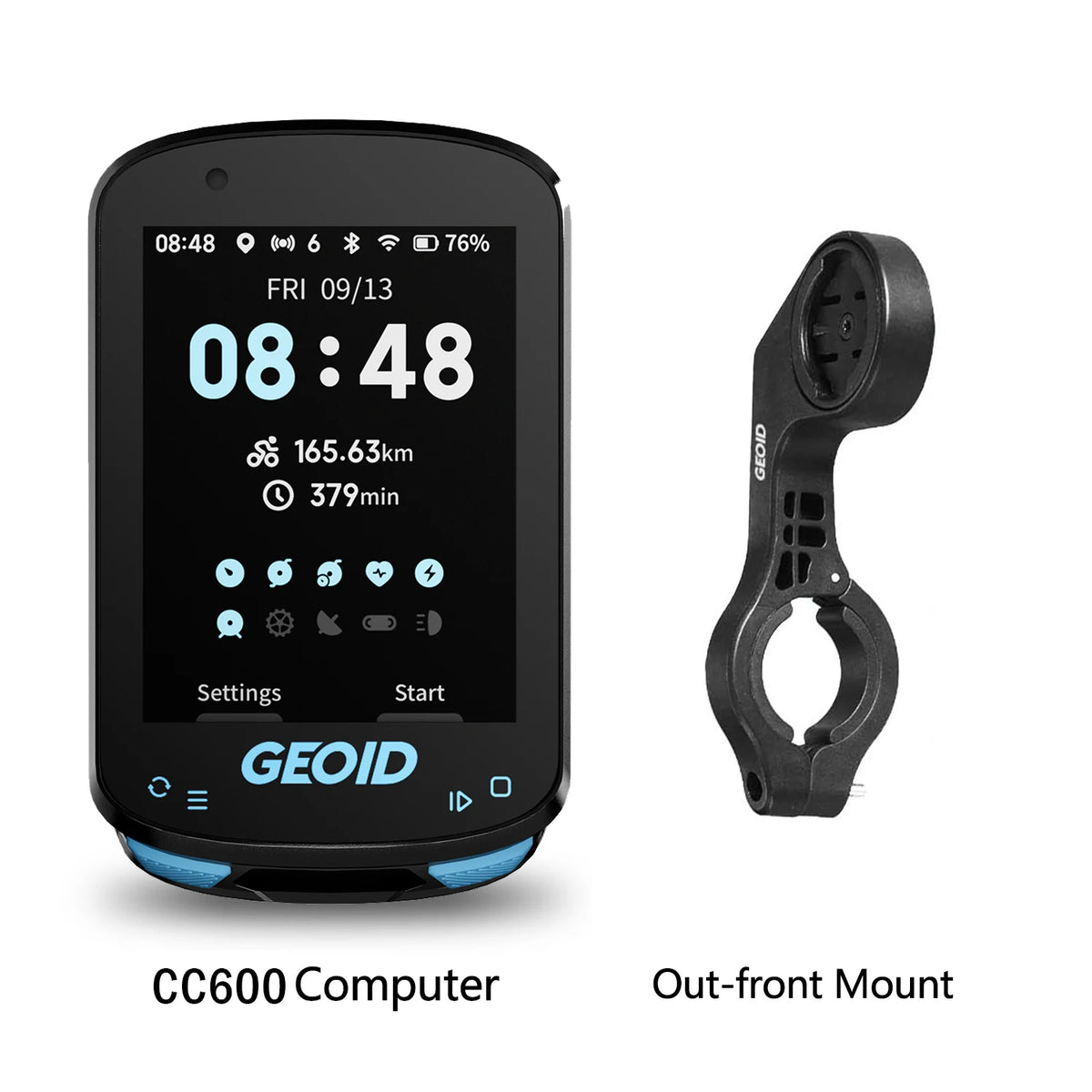 GEOID CC700/PRO Bike Computer Wireless Color Screen Bicycle Speedometer ANT+ WIFI Cycling Speedometer IPX7 Waterproof Odometer