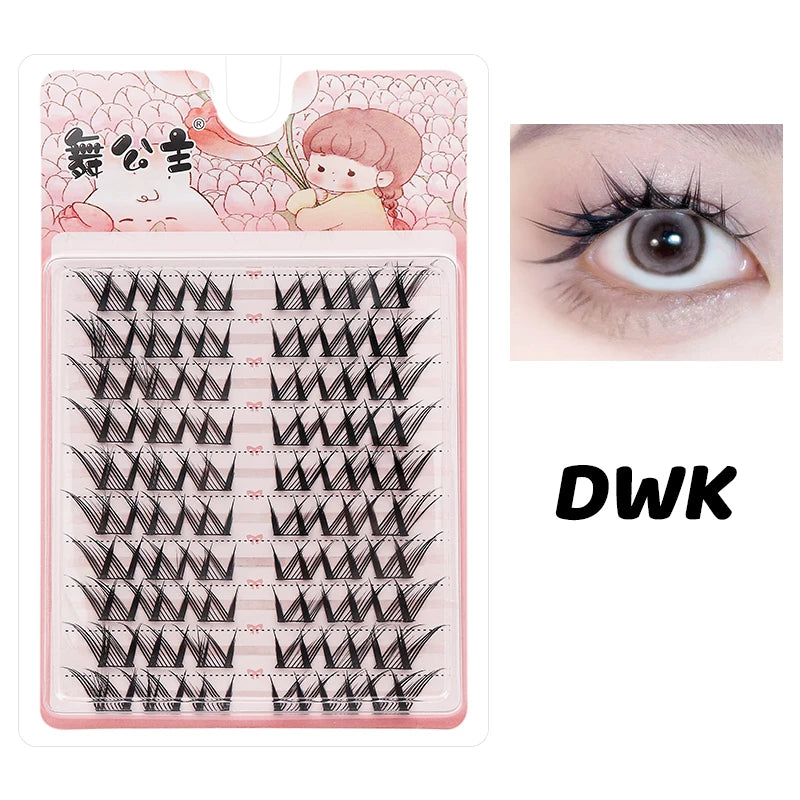 10 Rows Individual Lashes DIY at Home Lash Extension Cluster Wholesale Natural Makeup Eyelashes