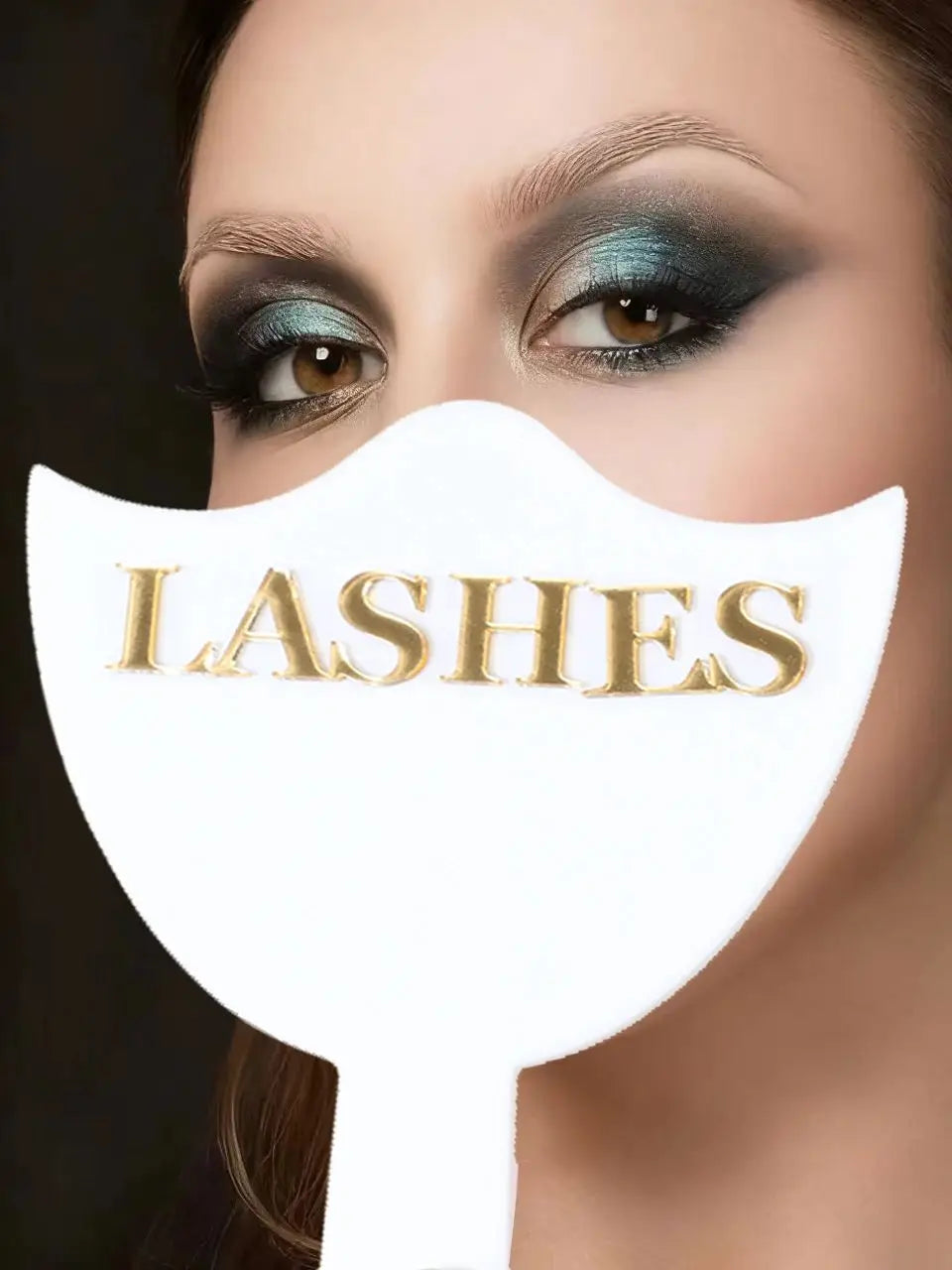 Professional Eyelash Extension Mirror - High Definition Glass, with Handle for Precision Lashing & Makeup