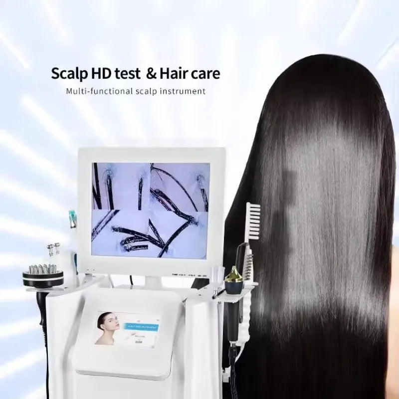 Hair Growth Hair Loss Solution Electric Comb Scalp Analysis Machine Massaging Function High Frequency Vibration Technology