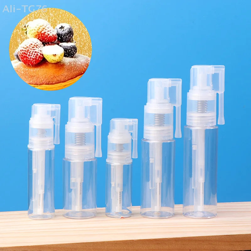 18/25/35/50/60ML Glitter Duster Spray Bottle Empty Refillable Portable Dry Powder Spray Bottles For Cake Decorating Fondant