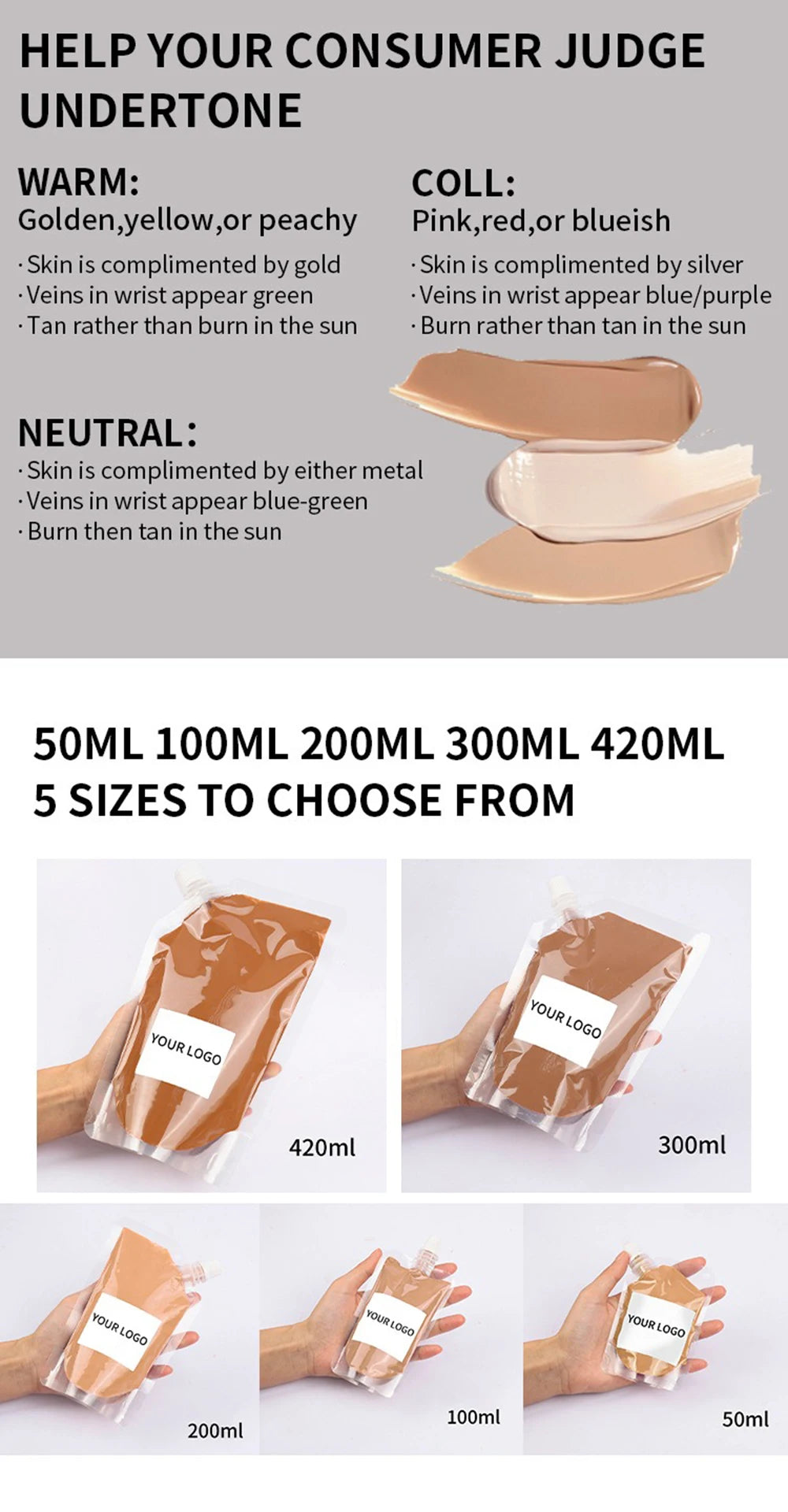 24 Color Matte Liquid Foundation Private Label Long Lasting Semi-finished DIY Bagged Sweat-proof Custom Logo Makeup Wholesale