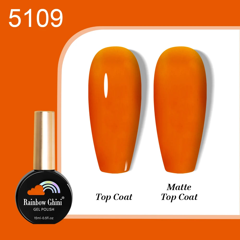 RG 15ML HEMA&TPO FREE Summer Series Fluorescent Gel Polish in Sporty Style Y2K Nail Polish Suitable for Parties Nail Art UV Gel