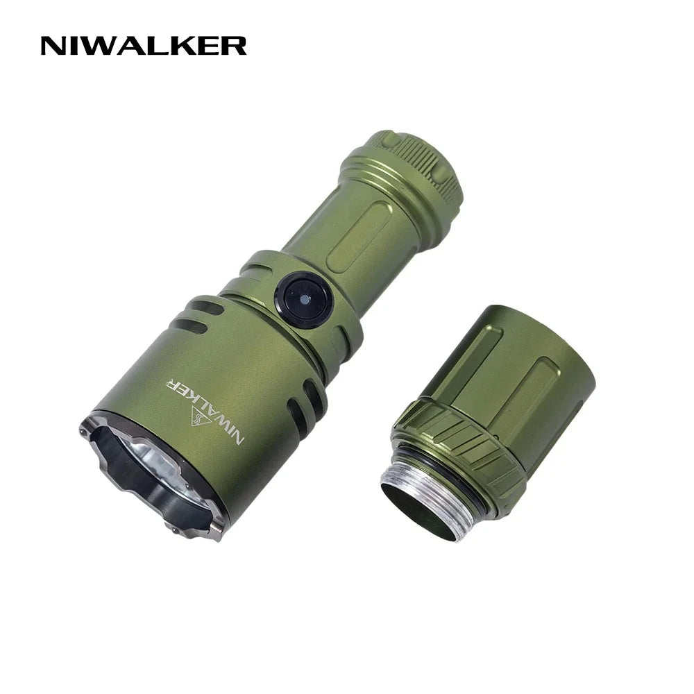 Niwalker N50S Long Range Compact EDC Flashlight 1750Im Led Rechargeable Light Mini Flash Light