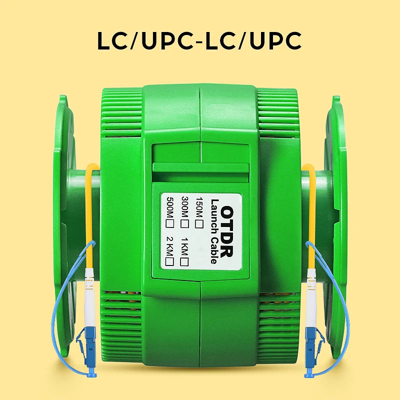 AUA-20 Single Mode 1KM OTDR Launch Cable Fiber Optic Testing Extension Cable SC/FC/ST/LC(A/UPC) Fiber Ring Dead Zone Eliminator
