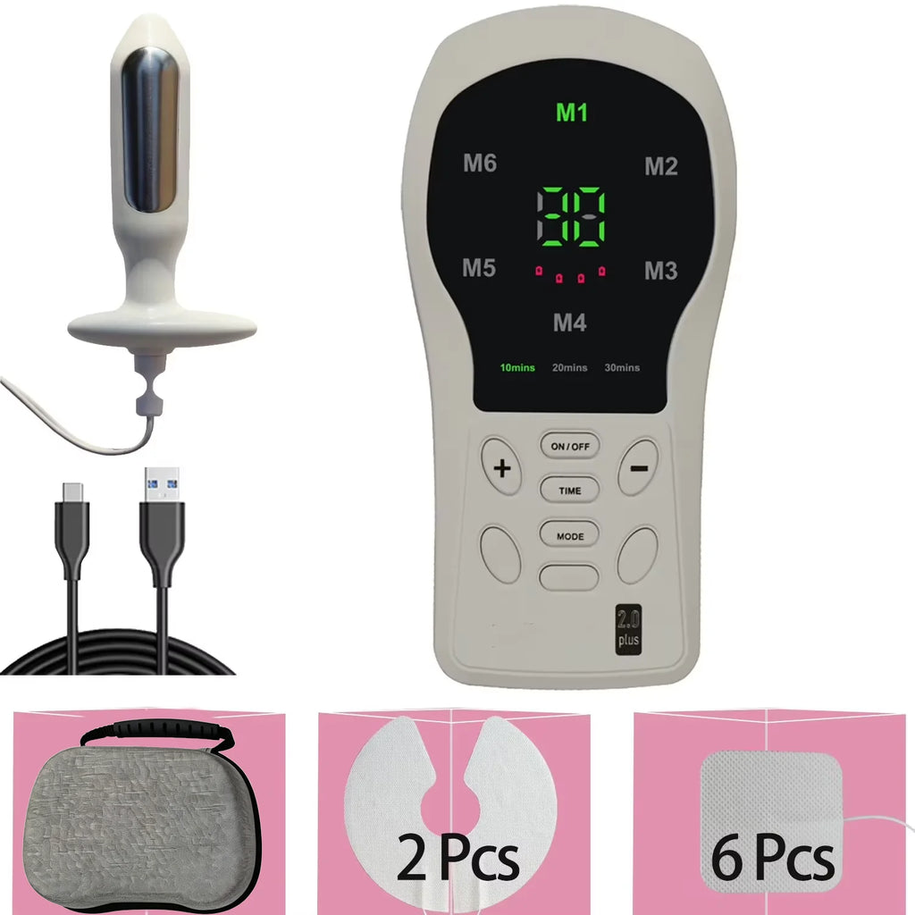 Kegel Exerciser Pelvic Floor Muscle Trainer with Electrical Stimulation & Biofeedback - Home Use for Incontinence Postpartum