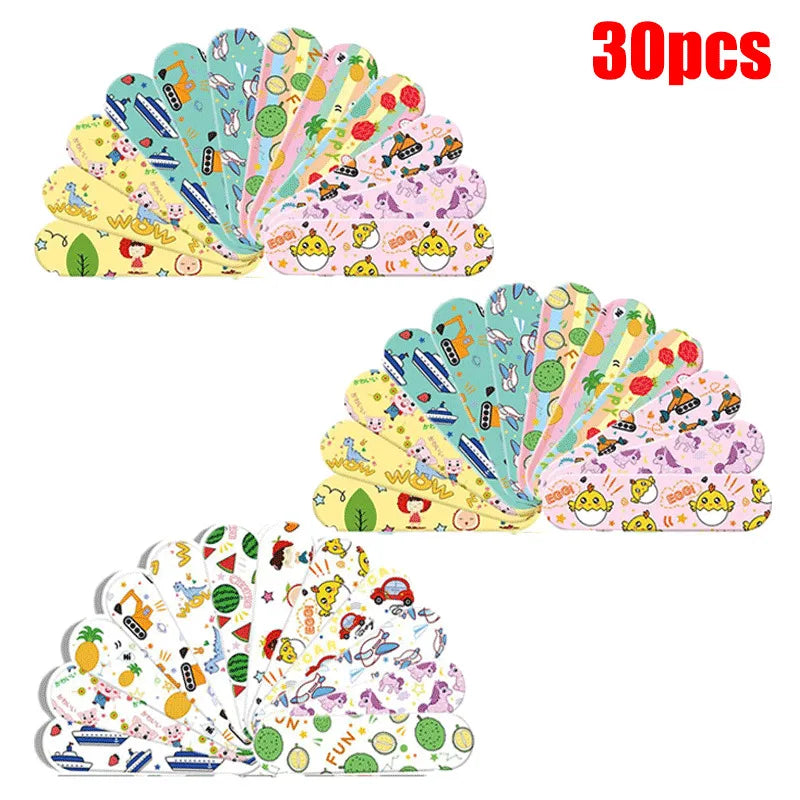 10-30pcs Transparent Band Aid Waterproof Wound Dressing Plaster Skin Patch Adhesive Bandages for Children Adults Plaster