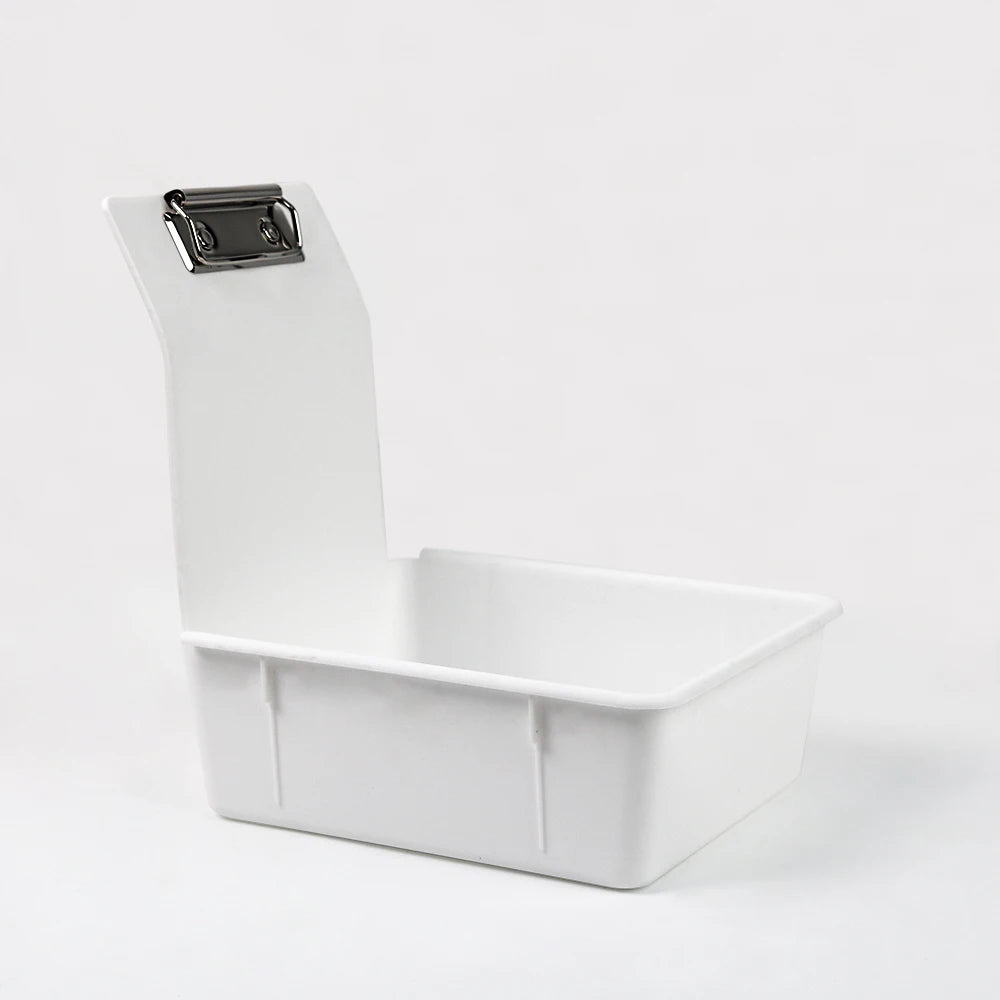 10pcs Multicolor Dental Lab Work Pans Dentist Plastic Storage Sorting Box Organization Case with Clips