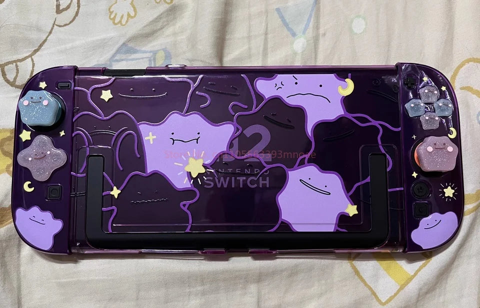 Switch Ns2 Hard Shell Protective Case For Cute Anime Character Pattern Handheld Game Console Accessories Periphery Joystick Cap