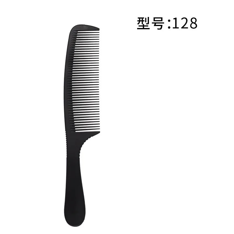 14Styles Hairdressing Carbon Comb for Haircut Barber Anti Static Black Rat Tail Comb Beauty Professional Hair Styling Tools Comb