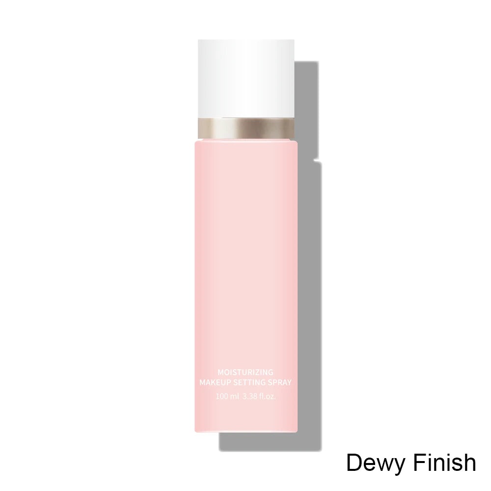 Private Label 100ml Setting Spray Custom Logo 3color Oil-control Long-lasting Sweat-proof Hydrating Glitter Pearlescent Makeup