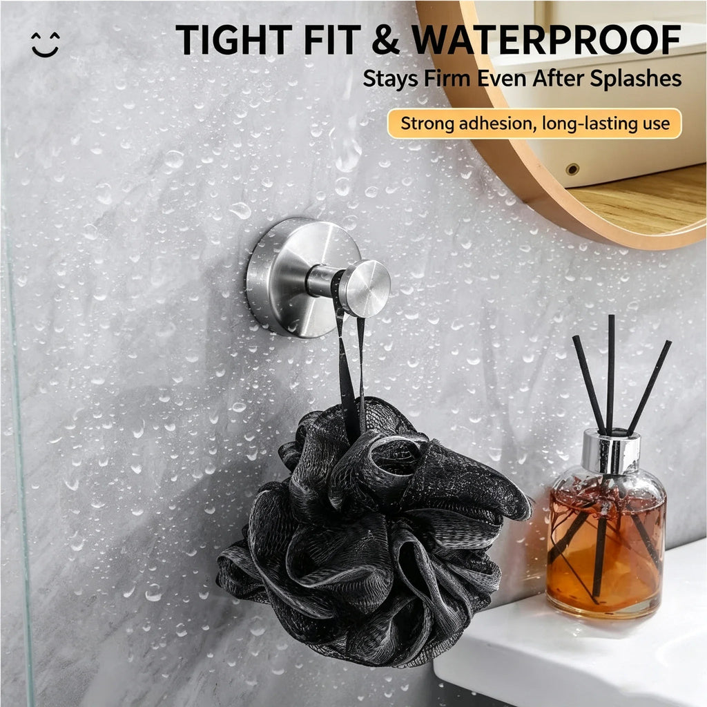 1/4pcs Vacuum Suction Cup Hooks Punch Free Bath Sucker Hook Wall Hook Hanger Glass Kitchen Bathroom Hooks for Towel Handbag