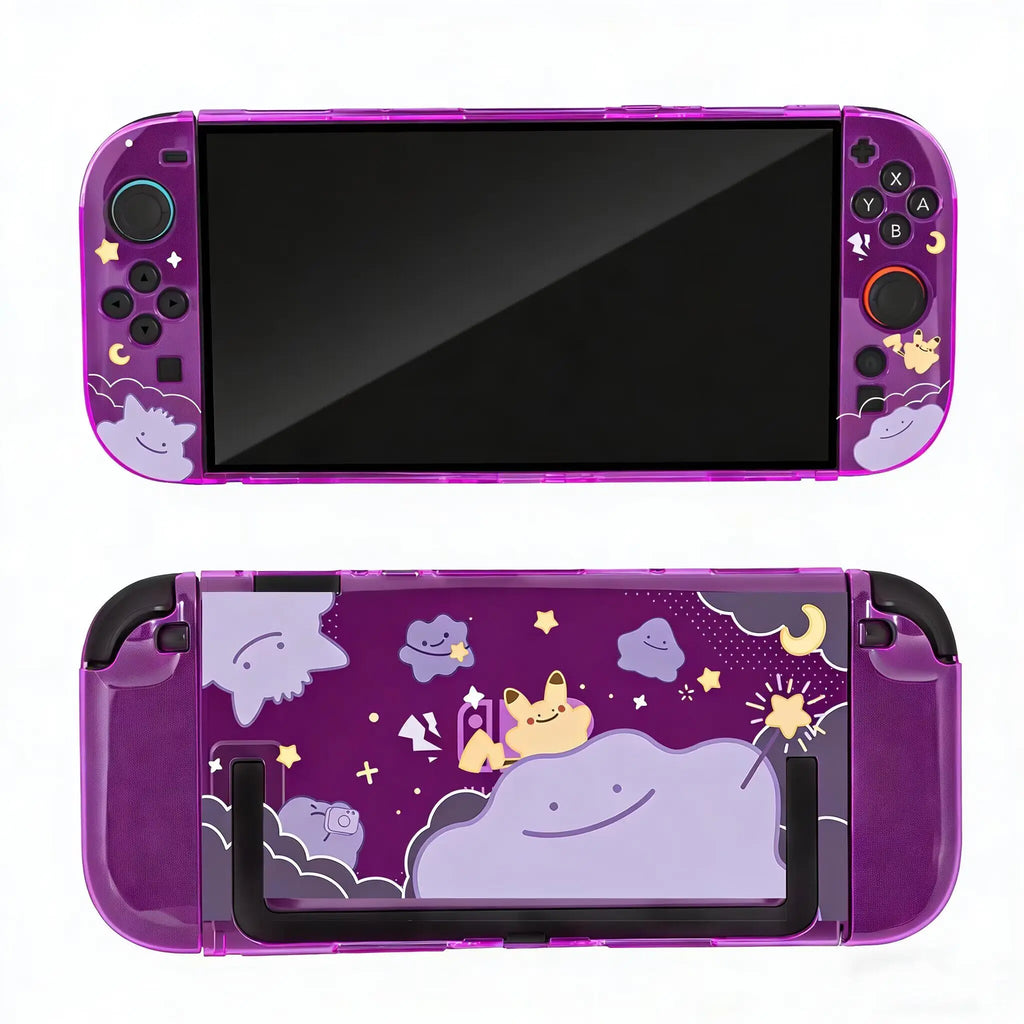 Switch Ns2 Hard Shell Protective Case For Cute Anime Character Pattern Handheld Game Console Accessories Periphery Joystick Cap