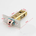 Door Lock Core Tubular Latch Internal Bolt Facility Sprung Catch Lock Core Tongue Lockcase Fitting Bathroom Insert Core Hardware